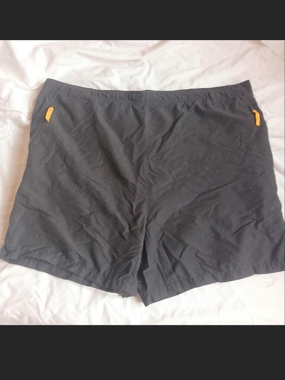 Asics Black Swim Shorts with Branded Patch